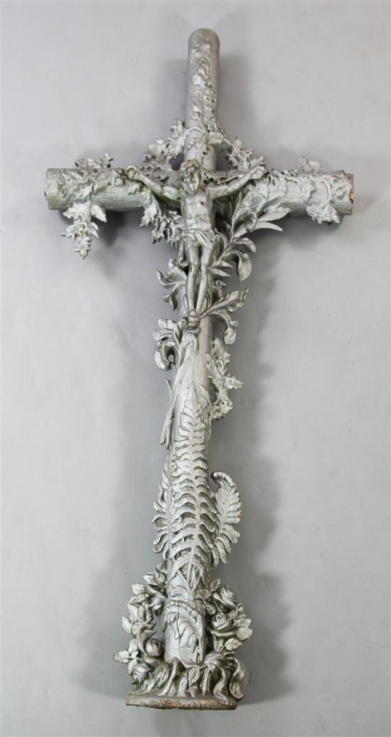 Cast iron crucifix